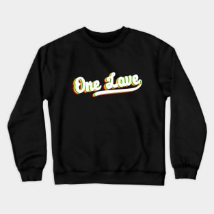 One Love (grunge) Crewneck Sweatshirt